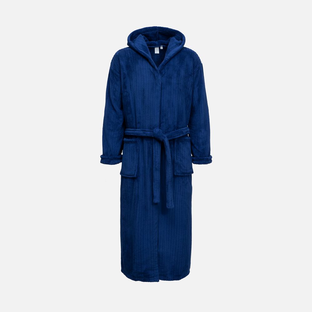 картинка Халат флисовый Magic Mantle, темно-синий от магазина