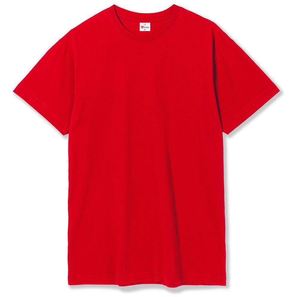 картинка Футболка унисекс T-Bolka 180, красная от магазина