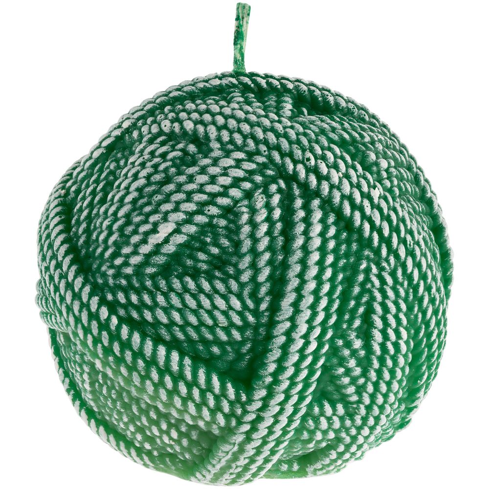 картинка Свеча Kniteam, клубок, зеленый от магазина