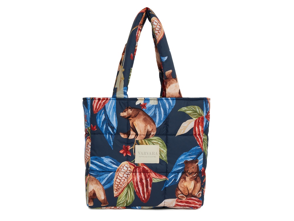 картинка Сумка стеганая Мишки в шоколаде от магазина