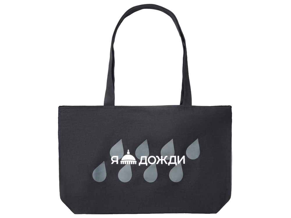 картинка Сумка на молнии Purch из хлопка с термотрансфером от магазина