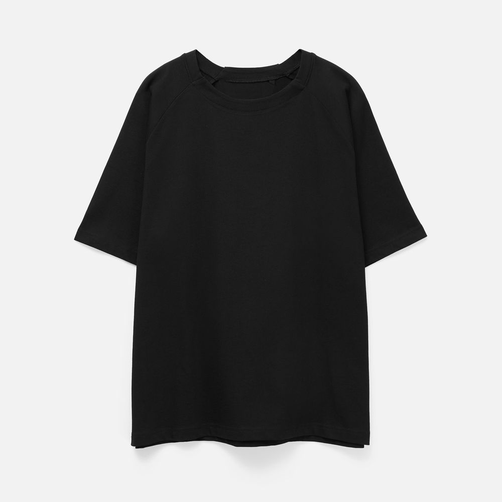 картинка Футболка оверсайз унисекс Avenu, черная от магазина