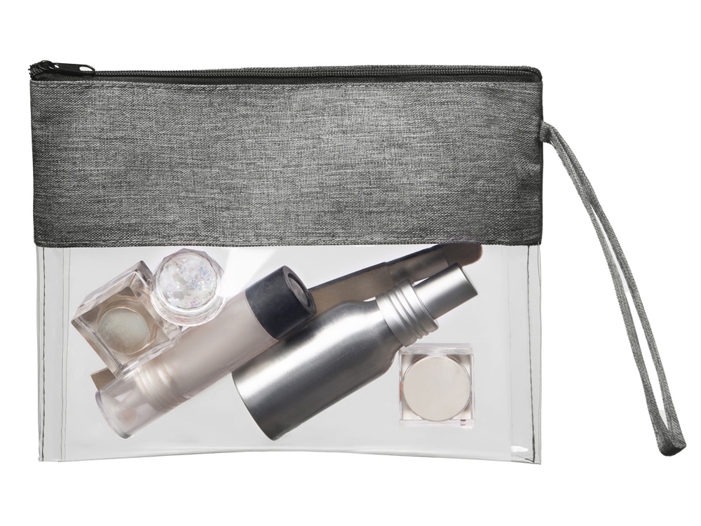 картинка Прозрачная косметичка Leony из ПВХ и ткани от магазина