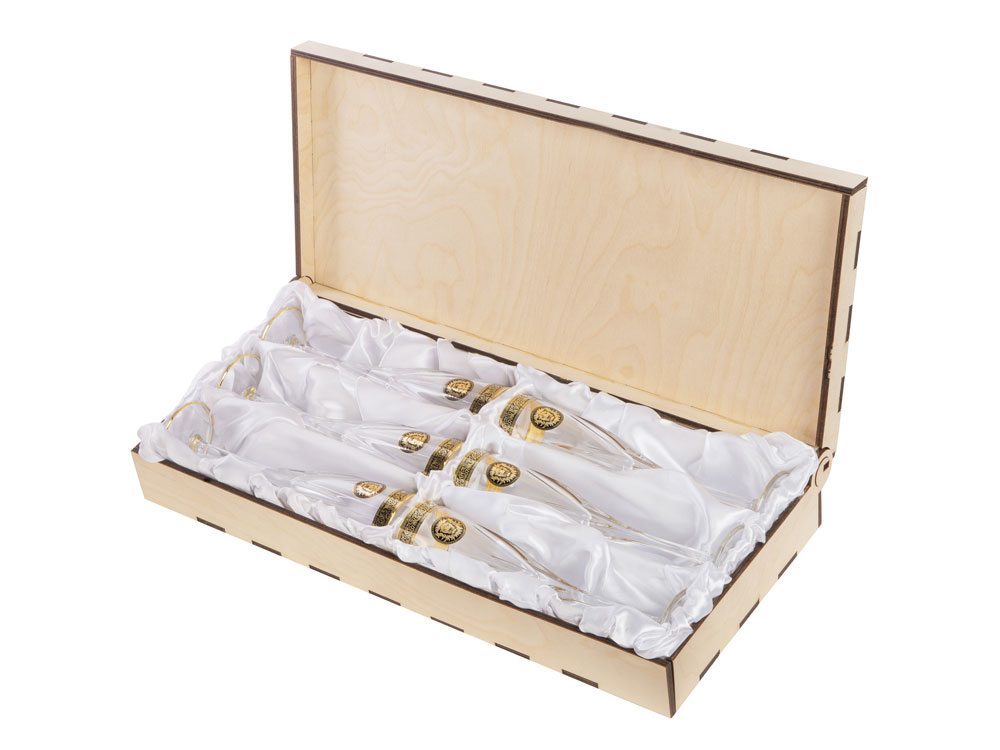 картинка Набор бокалов для шампанского Сила льва от магазина