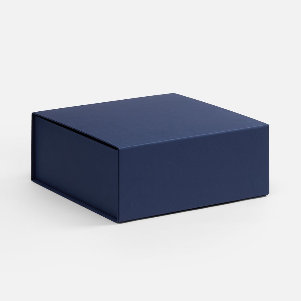 картинка Коробка складная Quadra Fold, темно-синяя от магазина