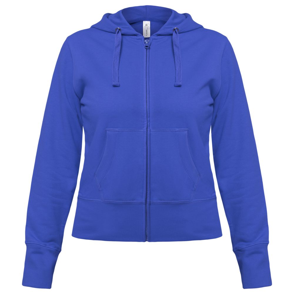 картинка Толстовка женская Hooded Full Zip ярко-синяя от магазина