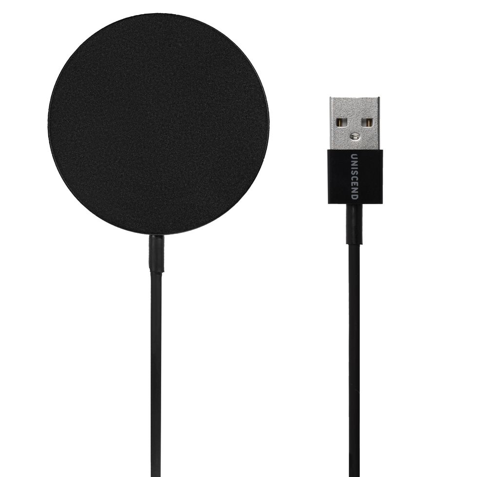 картинка Беспроводное зарядное устройство с магнитами Magmate, черное от магазина