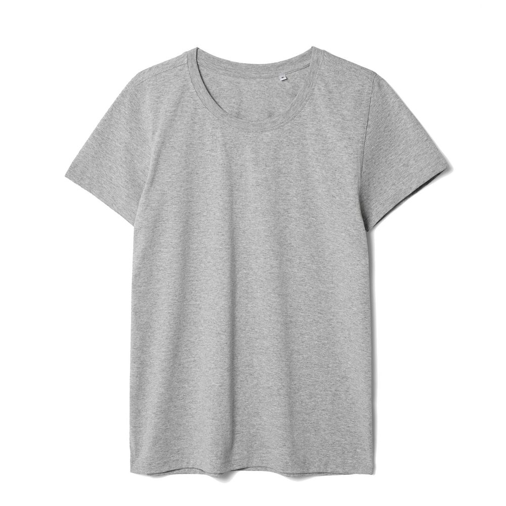 картинка Футболка женская T-bolka Stretch Lady, серый меланж от магазина