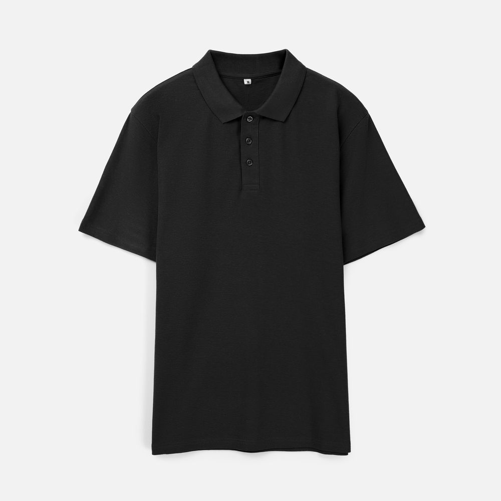 картинка Рубашка поло унисекс Tervise, черная от магазина