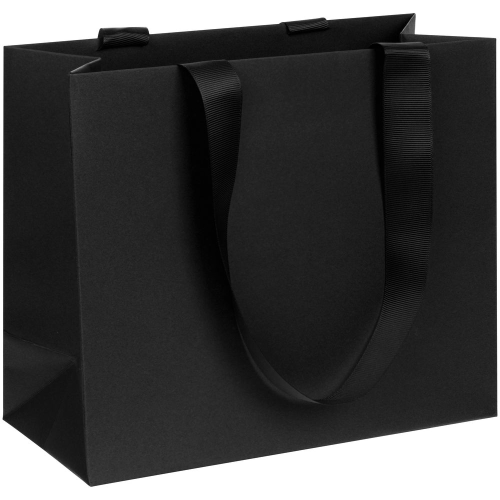 картинка Пакет бумажный Manilla S, черный от магазина