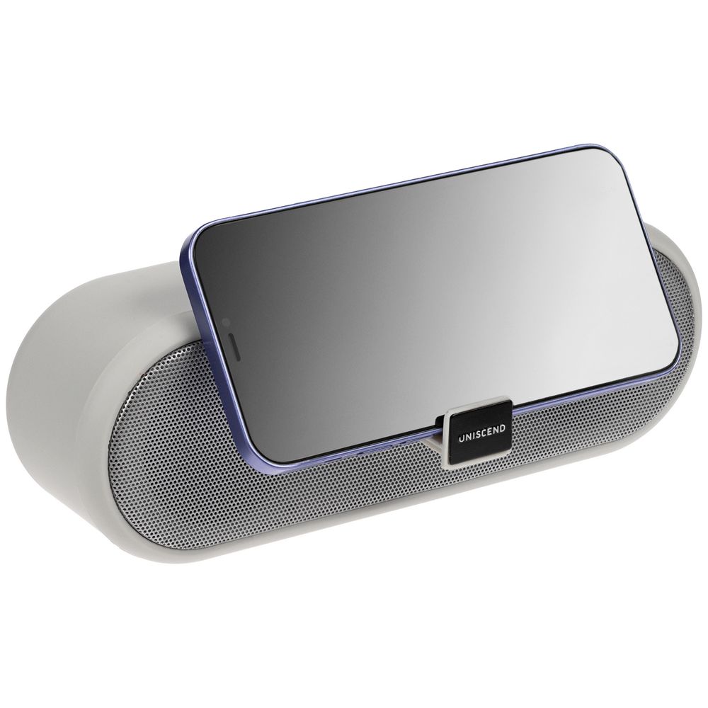 картинка Беспроводная стереоколонка Uniscend Roombox, светло-серая от магазина