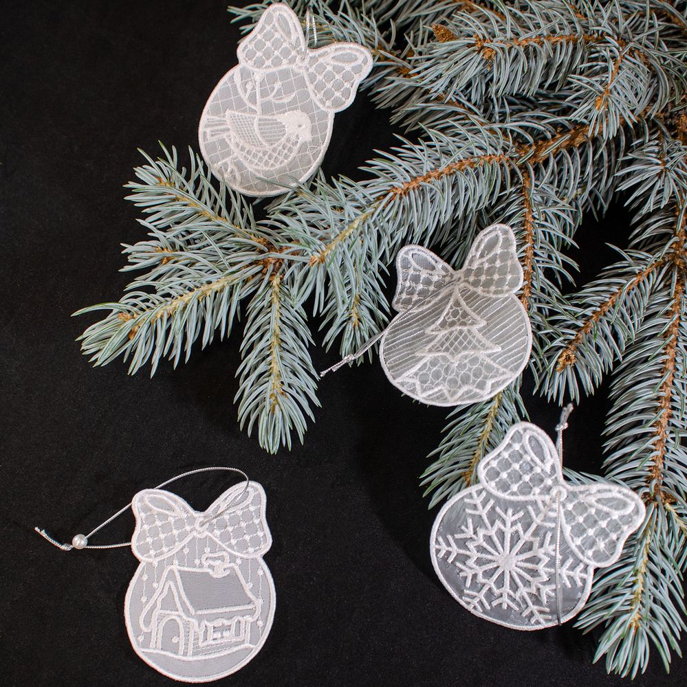 картинка Набор подвесок «Зимние узоры» от магазина