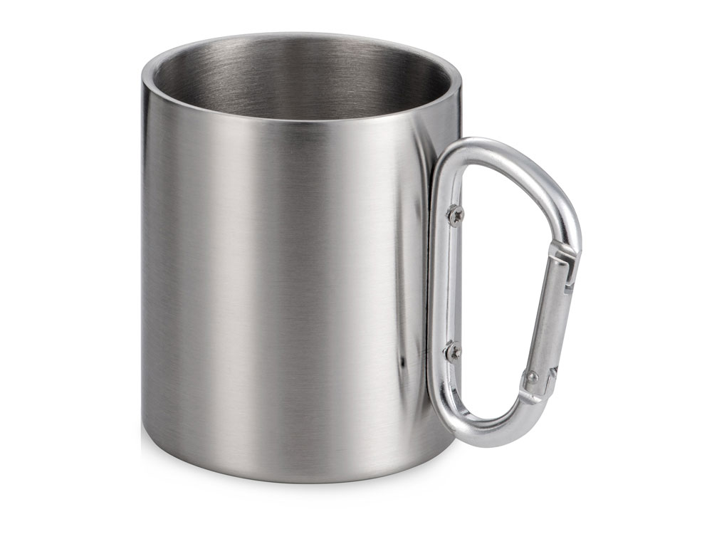 картинка Кружка из стали с ручкой-карабином Elbrus от магазина