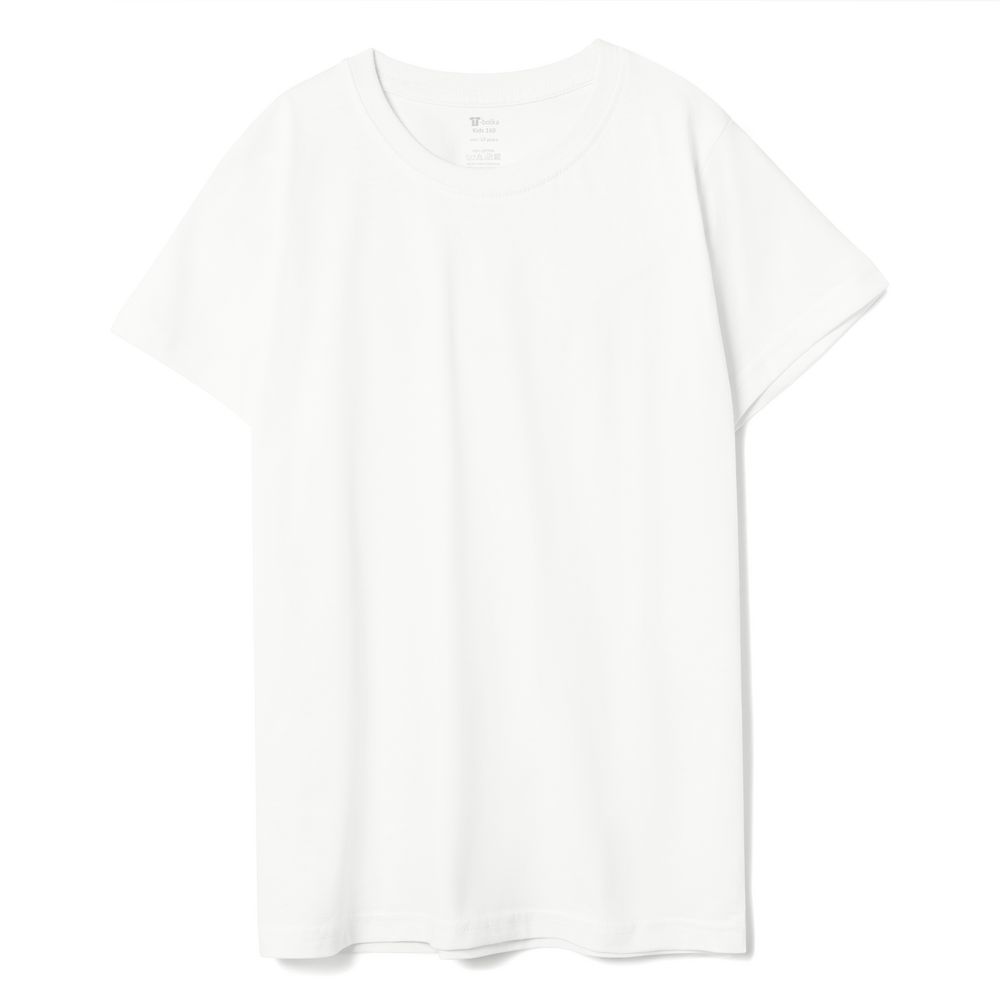 картинка Футболка детская T-Bolka Kids, белая (теплый оттенок) от магазина