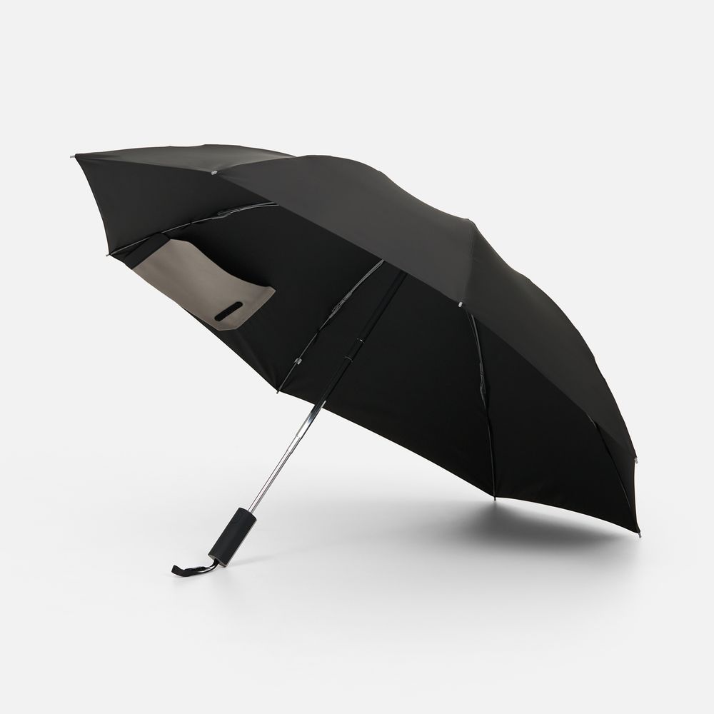 картинка Зонт обратного сложения Easyroll, черный от магазина