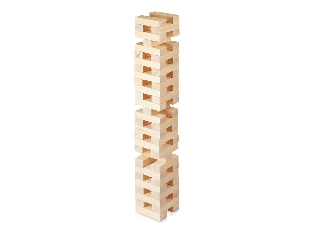 картинка Игра из дерева XXL Tower, 57 брусков от магазина