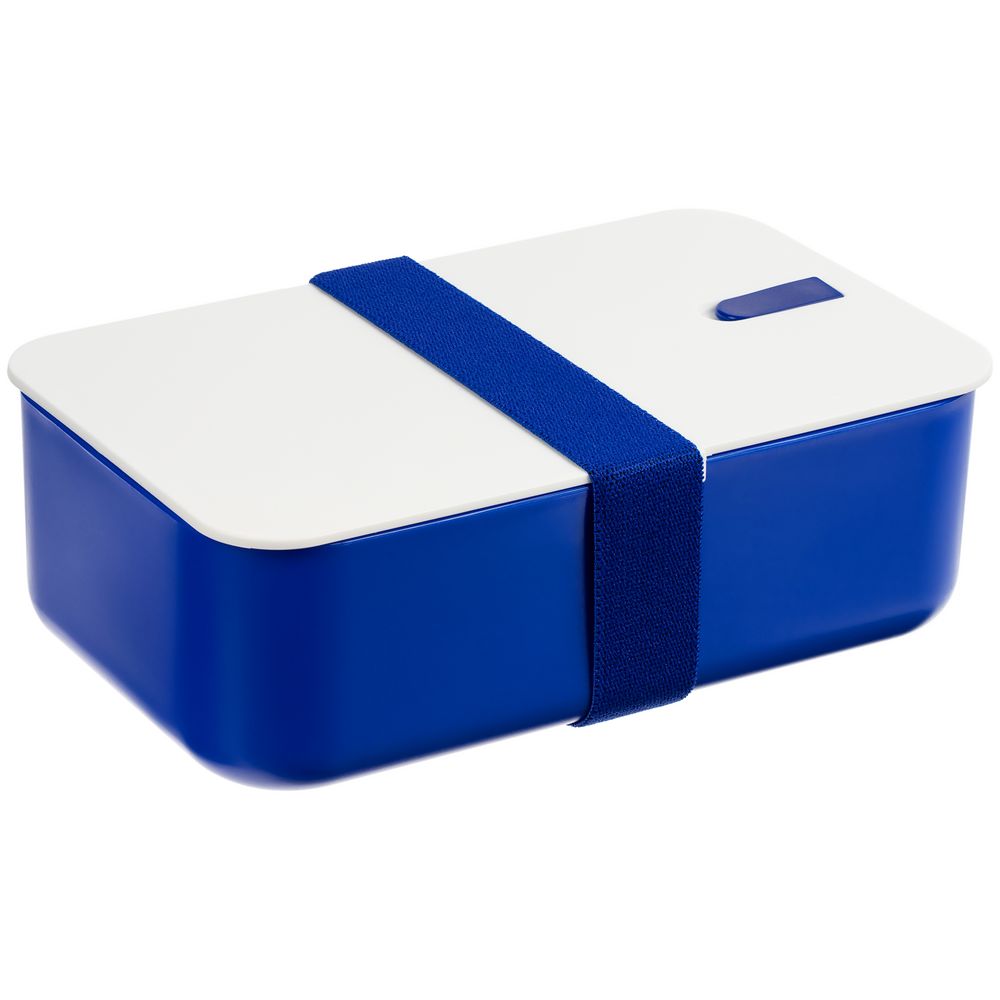 картинка Ланчбокс Lunch Hour, белый с синим от магазина