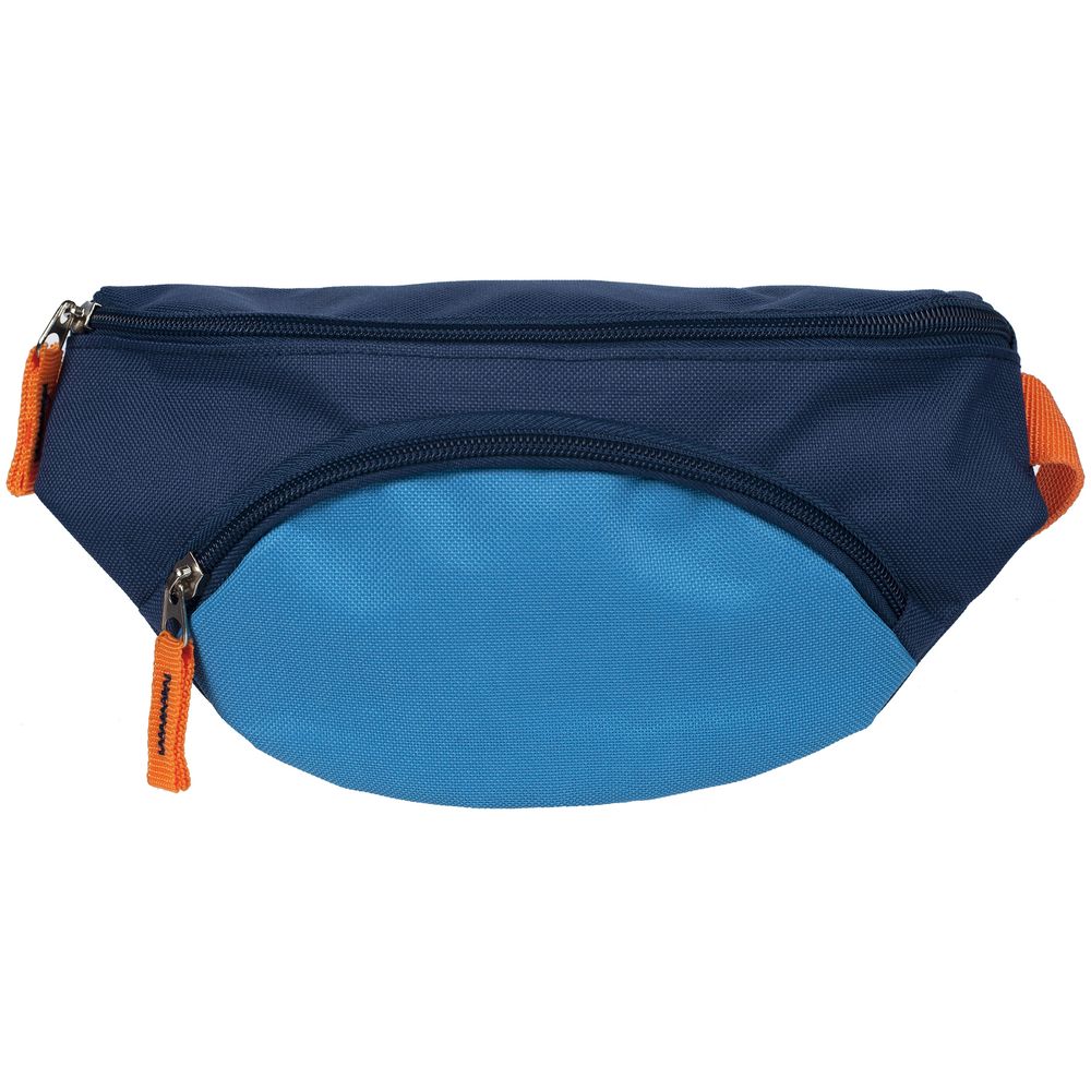 картинка Поясная сумка детская Kiddo, синяя с голубым от магазина