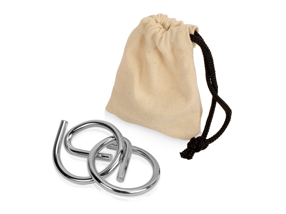 картинка Металлическая головоломка в мешочке Mind-teaser от магазина