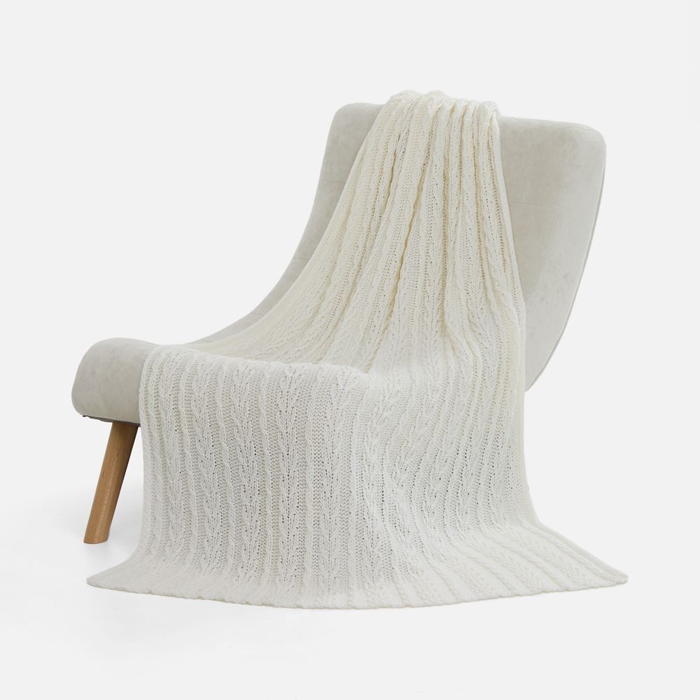 картинка Плед Eloisa, молочный от магазина