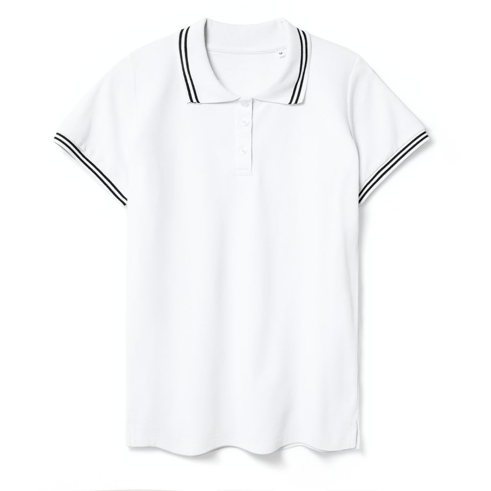 картинка Рубашка поло женская Virma Stripes Lady, белая от магазина