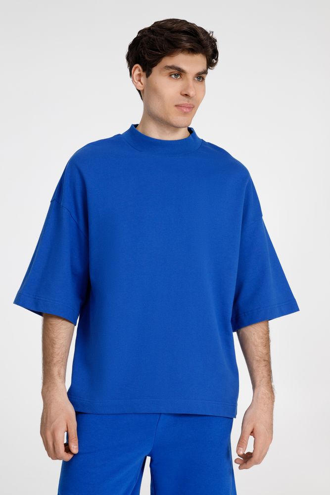 картинка Футболка оверсайз унисекс T9, синяя от магазина