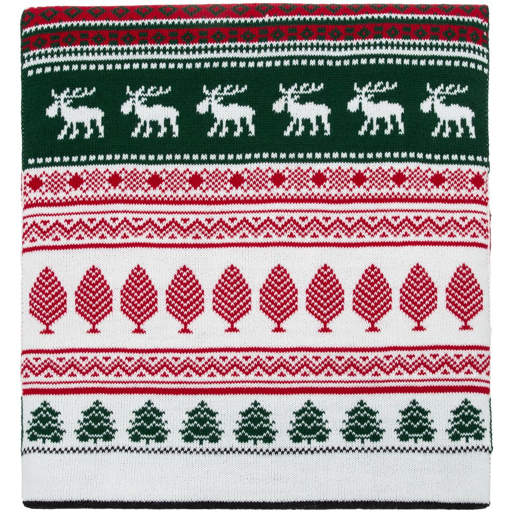 картинка Шарф Mirakler, красный с зеленым от магазина