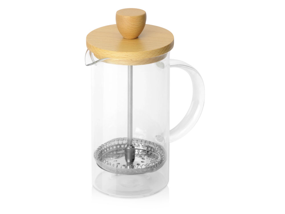 картинка Френч-пресс с деревянной крышкой Downtime от магазина