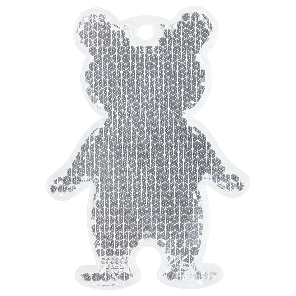 картинка Пешеходный светоотражатель «Мишка», белый от магазина