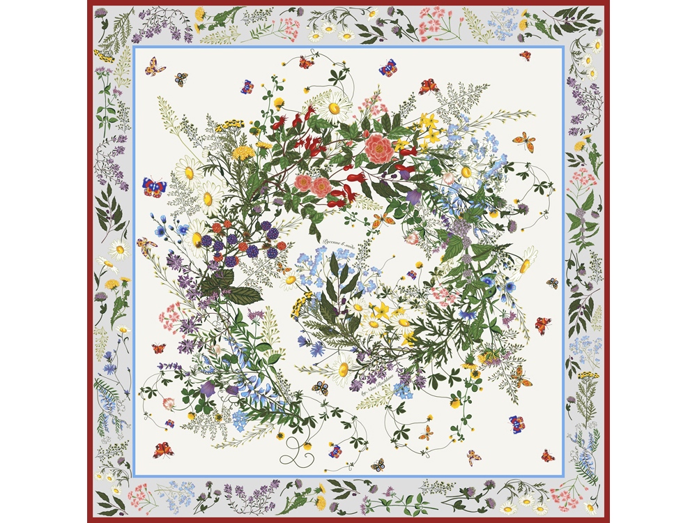 картинка Платок Русский полевой букет от магазина