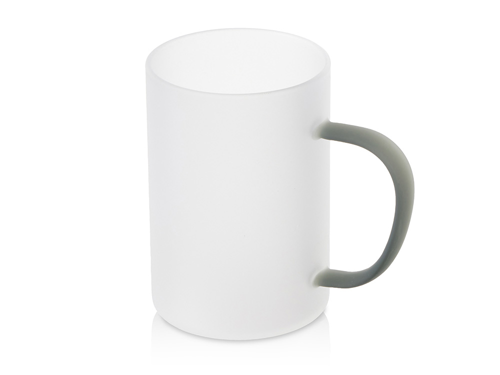 картинка Стеклянная матовая кружка для сублимации Акцент от магазина