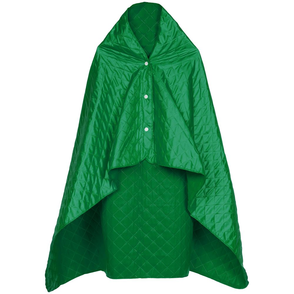 картинка Плед-пончо для пикника SnapCoat, зеленый от магазина