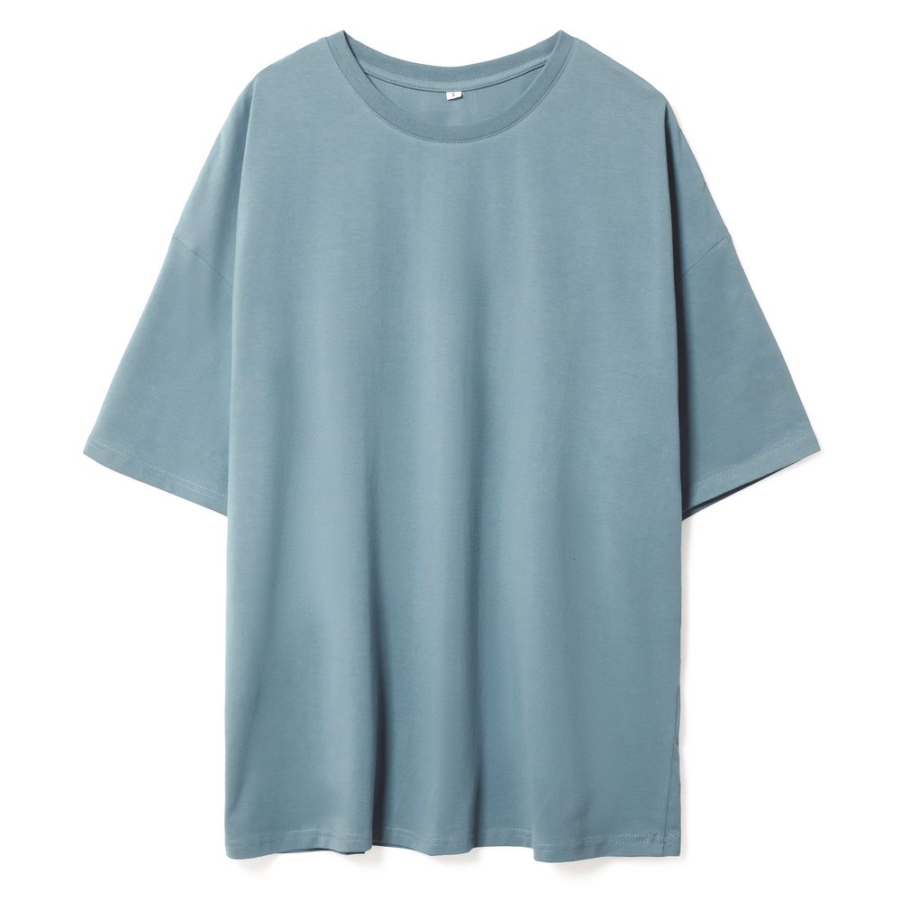 картинка Футболка унисекс оверсайз Crosstown, серо-зеленая от магазина