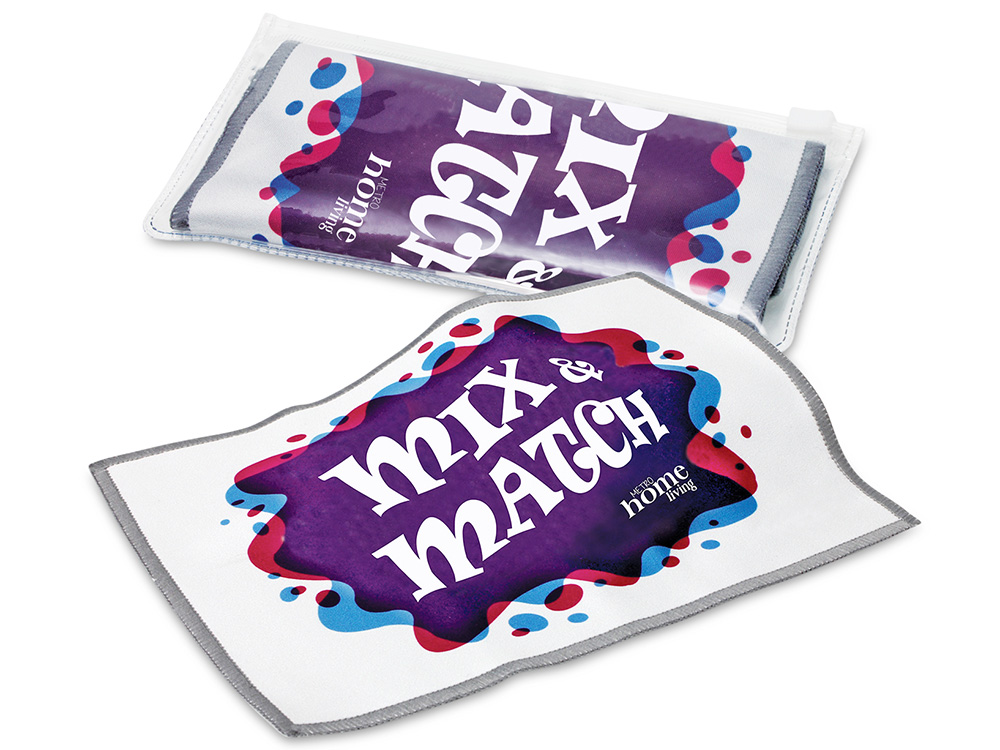 картинка Салфетка из микрофибры с возможностью полноцветной печати от магазина