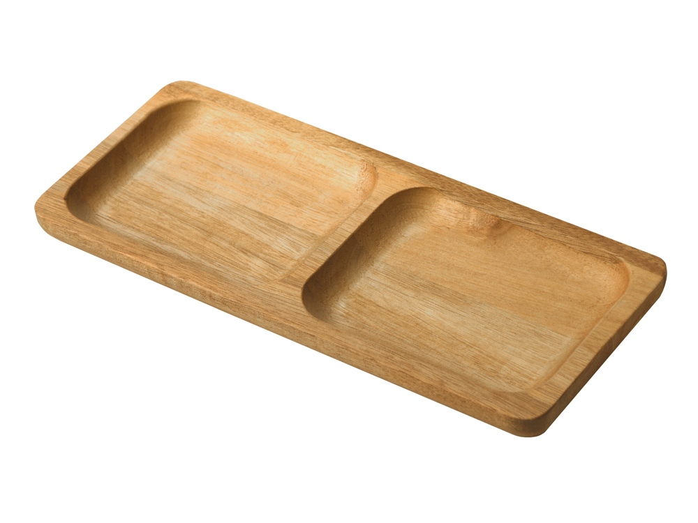 картинка Менажница из акации с двумя секциями Almond от магазина