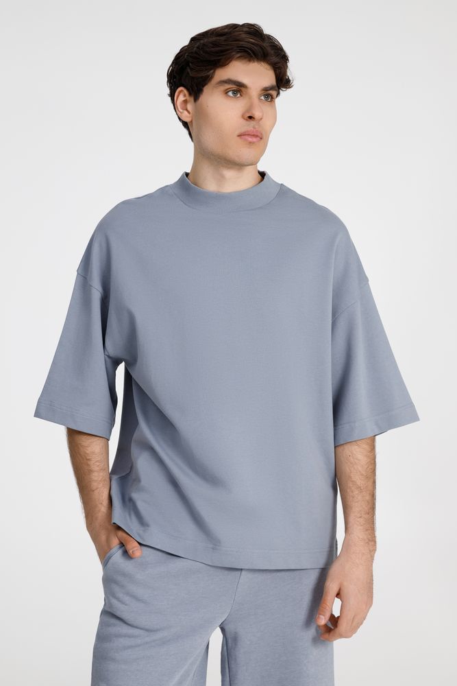 картинка Футболка оверсайз унисекс T9, серая от магазина