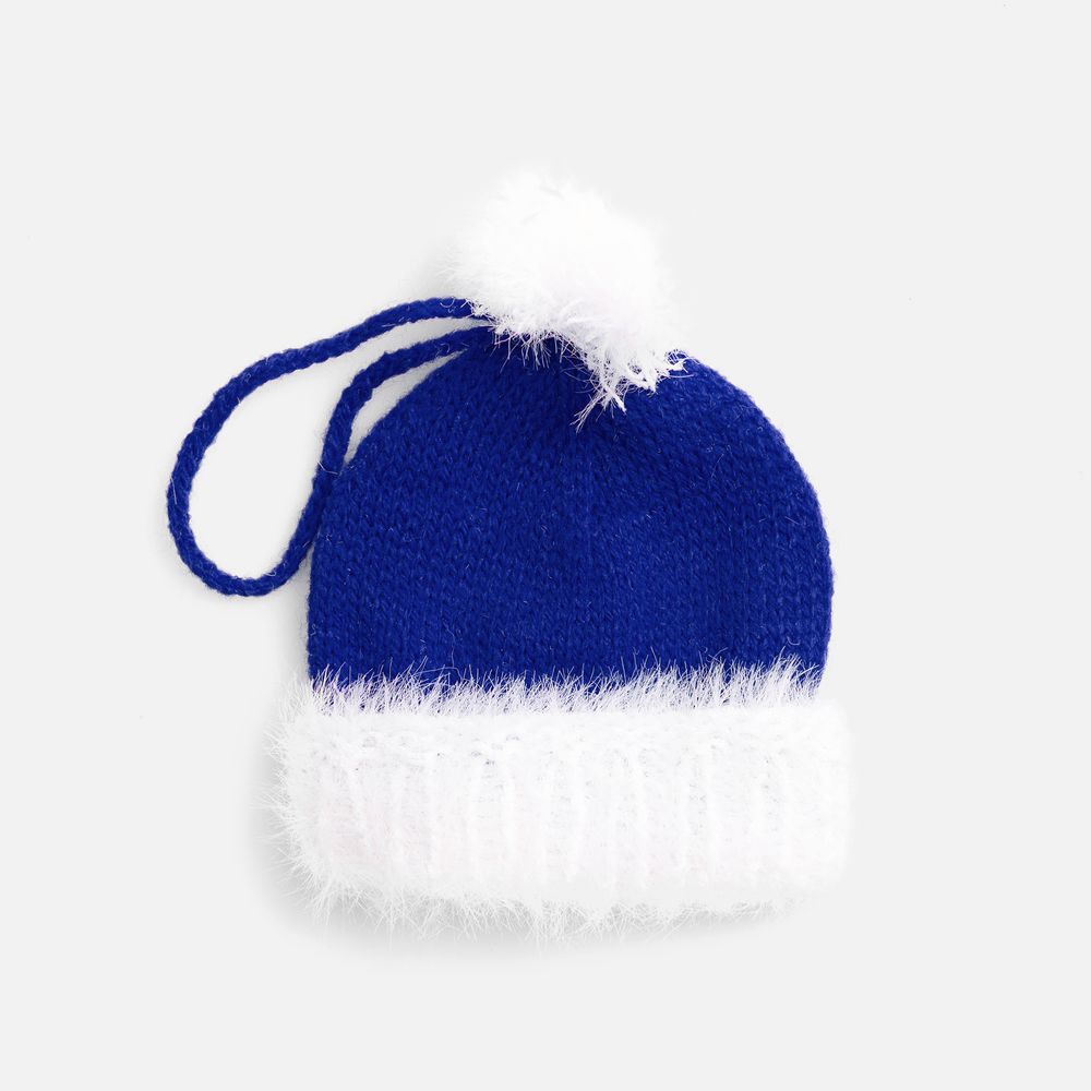 картинка Подвеска на елку «Вьюшка», шапочка, синяя от магазина