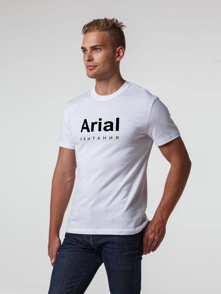 картинка Футболка Arial обитания, белая от магазина