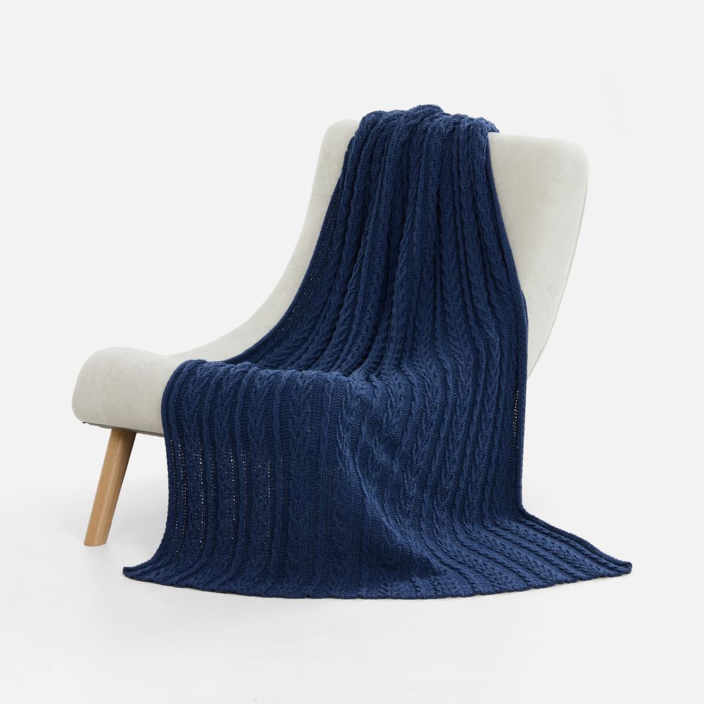 картинка Плед Eloisa, деним от магазина