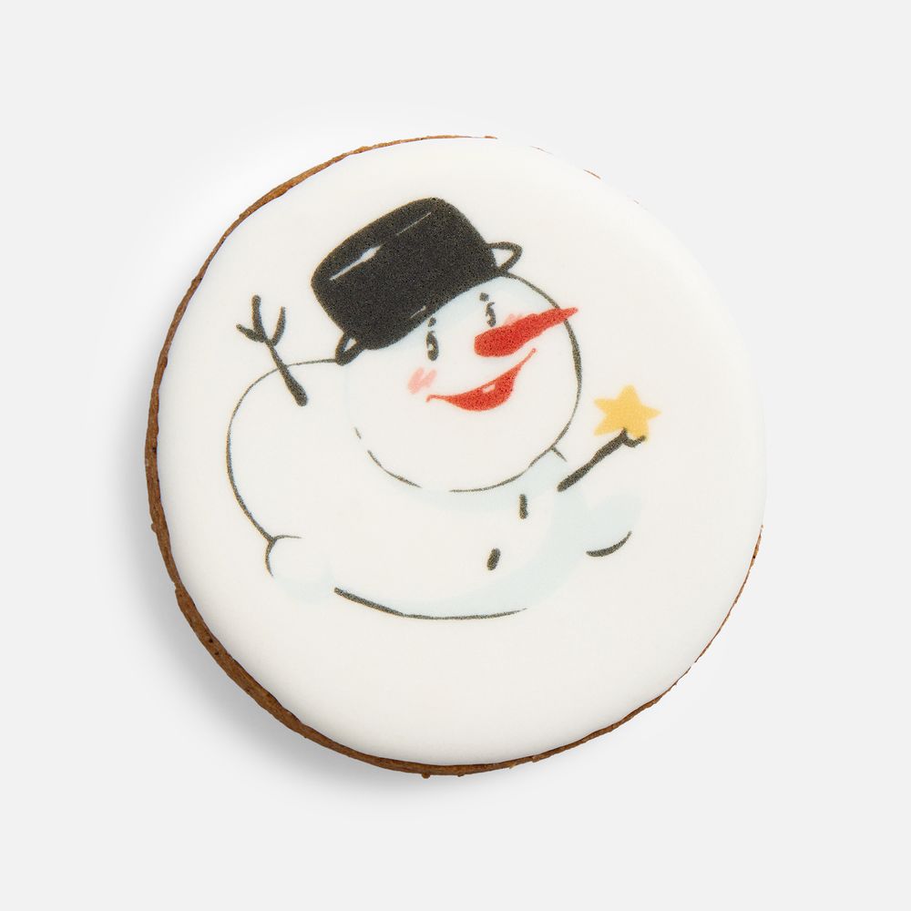 картинка Печенье имбирное «Снеговик» от магазина