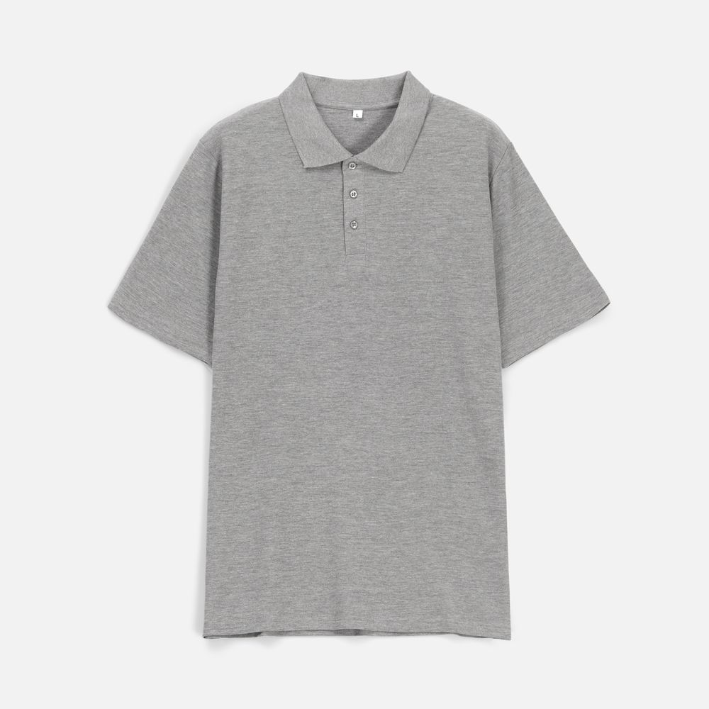 картинка Рубашка поло унисекс Tervise, серый меланж от магазина