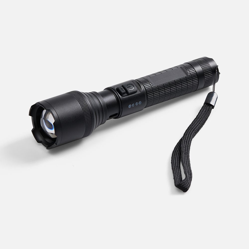 картинка Фонарь аккумуляторный с фокусировкой луча FarSee, черный от магазина