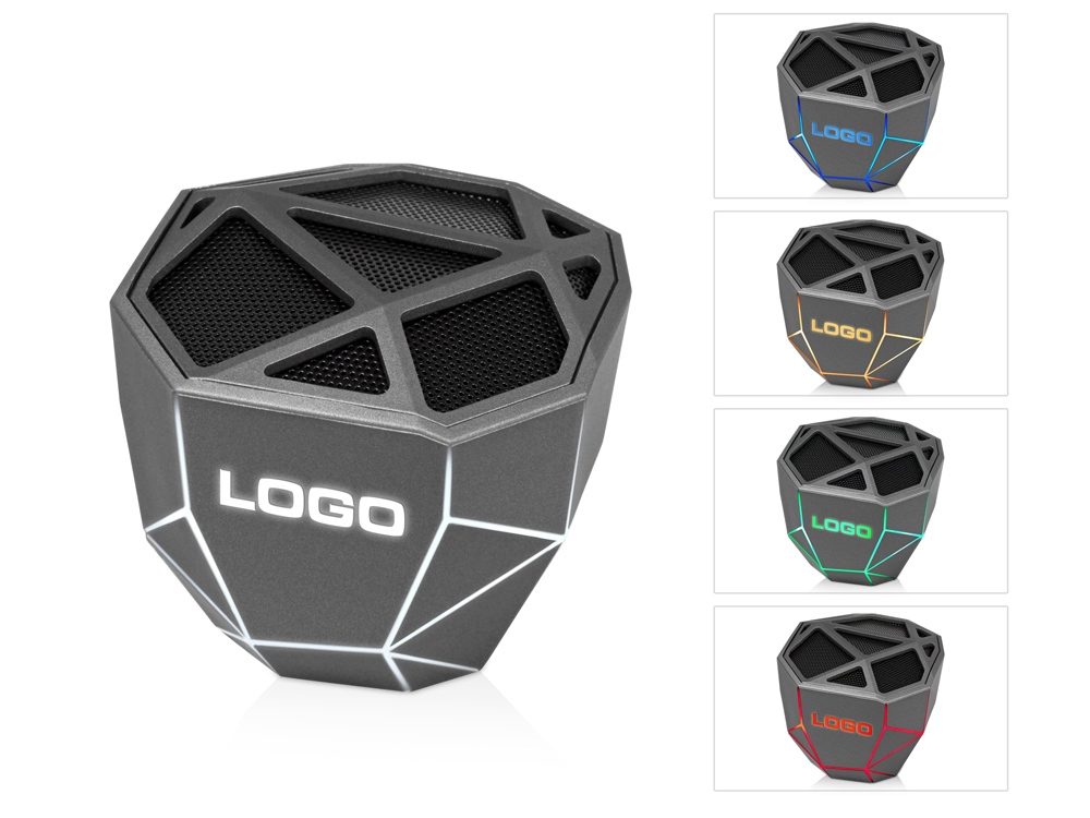 картинка Портативная колонка Geo, 5 цветов подсветки от магазина