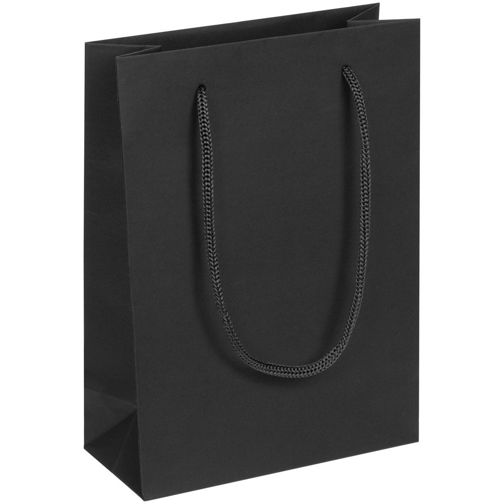 картинка Пакет бумажный Vid S, черный от магазина