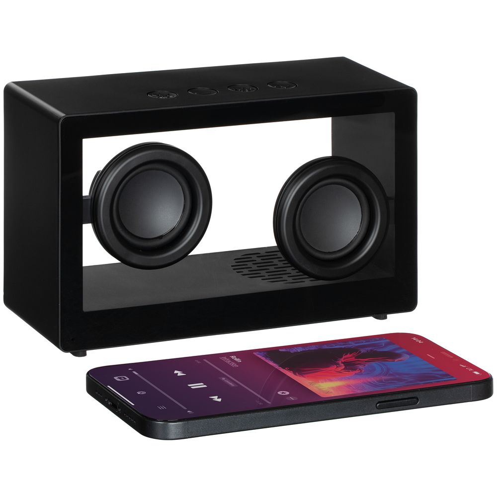 картинка Bluetooth-колонка со светомузыкой Sensofonic, черная от магазина