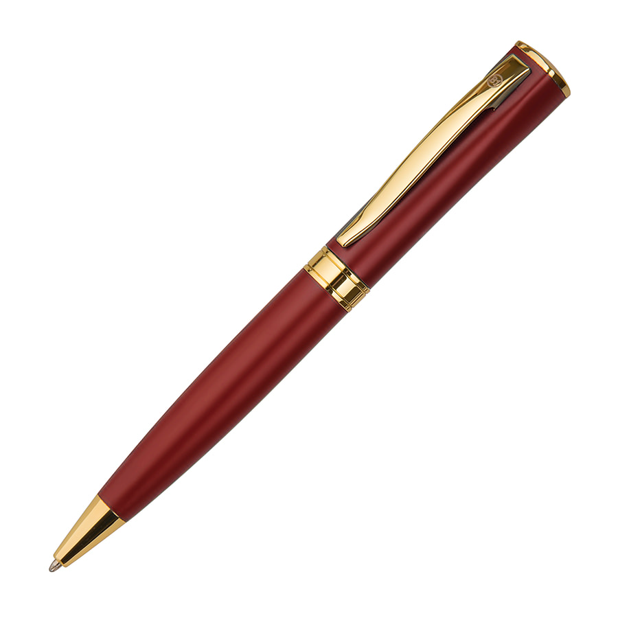 картинка WIZARD GOLD , ручка шариковая, бордовый/золотистый, металл от магазина