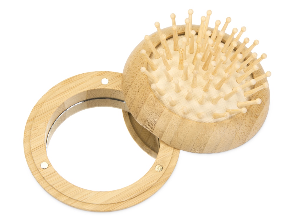 картинка Расческа с зеркалом Daisy из бамбука от магазина