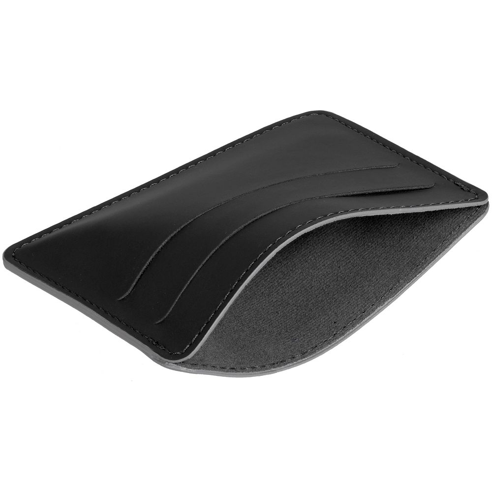 картинка Чехол для карточек Shall Simple, черный от магазина