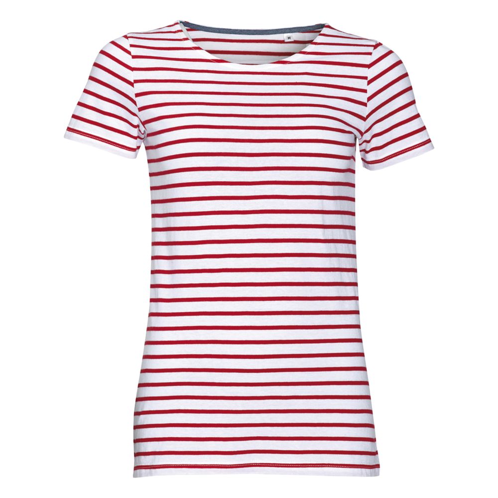 картинка Футболка Miles Women белая с красным от магазина