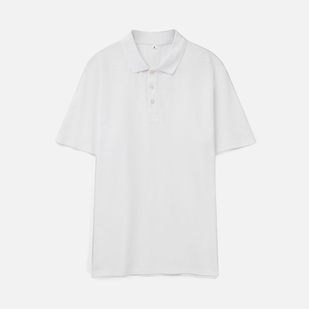 картинка Рубашка поло унисекс Tervise, белая от магазина